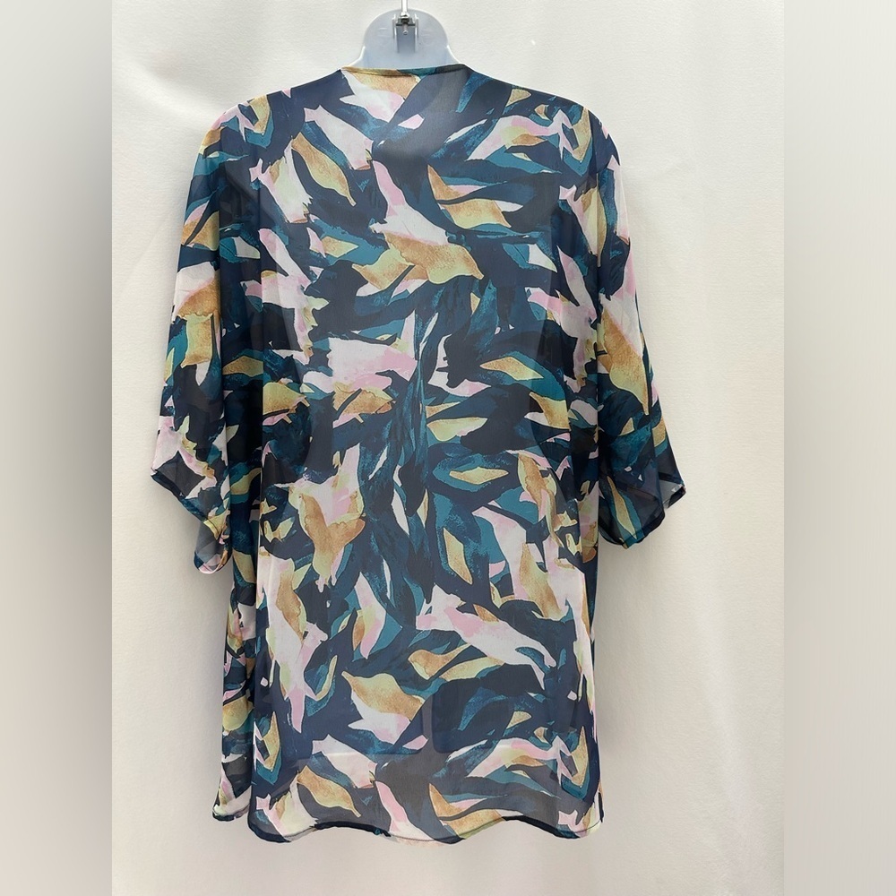 Colorful Sheer Kimono Cardigan #A2 - Picture 2 of 8